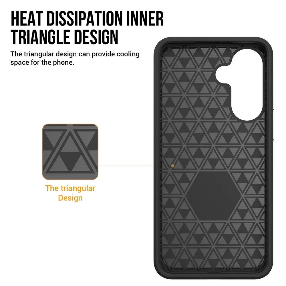 Magnetic Case For Samsung Galaxy A37 5G  /  A36 5G  /  A56 5G Shockproof TPU + PC Phone Cover - Purple - 3