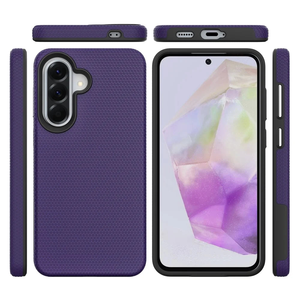 Magnetic Case For Samsung Galaxy A37 5G  /  A36 5G  /  A56 5G Shockproof TPU + PC Phone Cover - Purple - 7