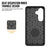 Magnetic Case For Samsung Galaxy S25  /  S24 Shockproof TPU + PC Phone Cover - Black - 3
