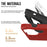 For Samsung Galaxy S25 Ultra Magnetic Case Shockproof TPU + PC Phone Cover - Red - 4