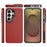 For Samsung Galaxy S25 Ultra Magnetic Case Shockproof TPU + PC Phone Cover - Red - 7