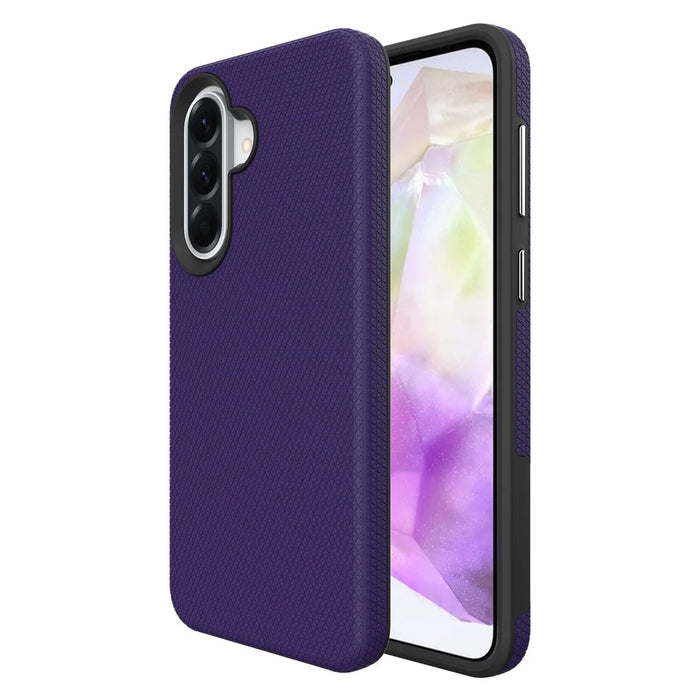 For Samsung Galaxy A57 5G Magnetic Case Shockproof TPU + PC Phone Cover - Purple - 1