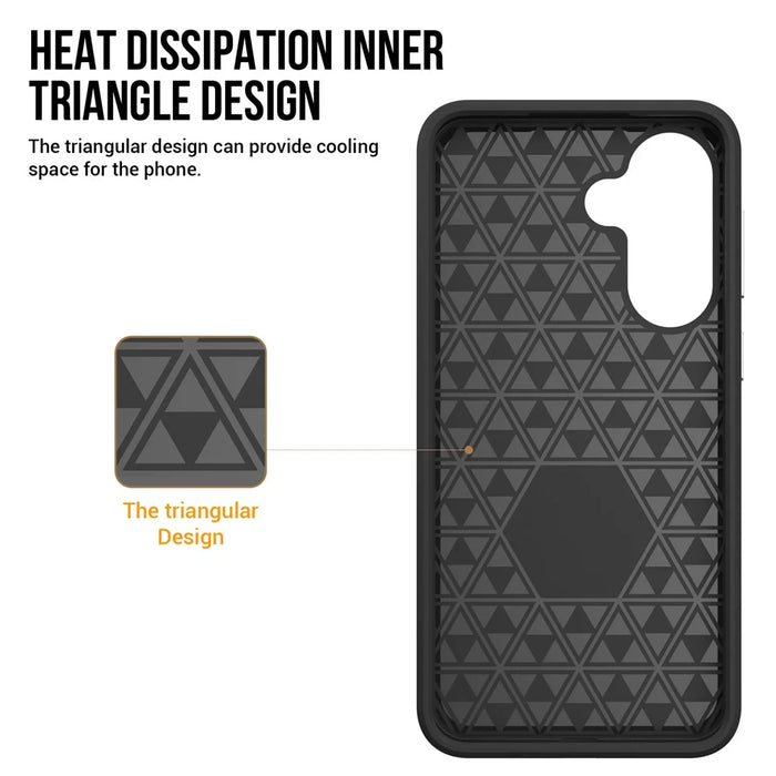 For Samsung Galaxy A57 5G Magnetic Case Shockproof TPU + PC Phone Cover - Purple - 3