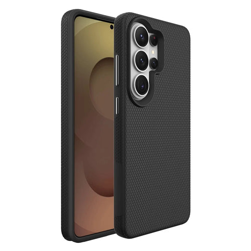 For Samsung Galaxy S26 Ultra Case TPU + PC Four Corner Anti-Drop Phone Cover - Black - 1