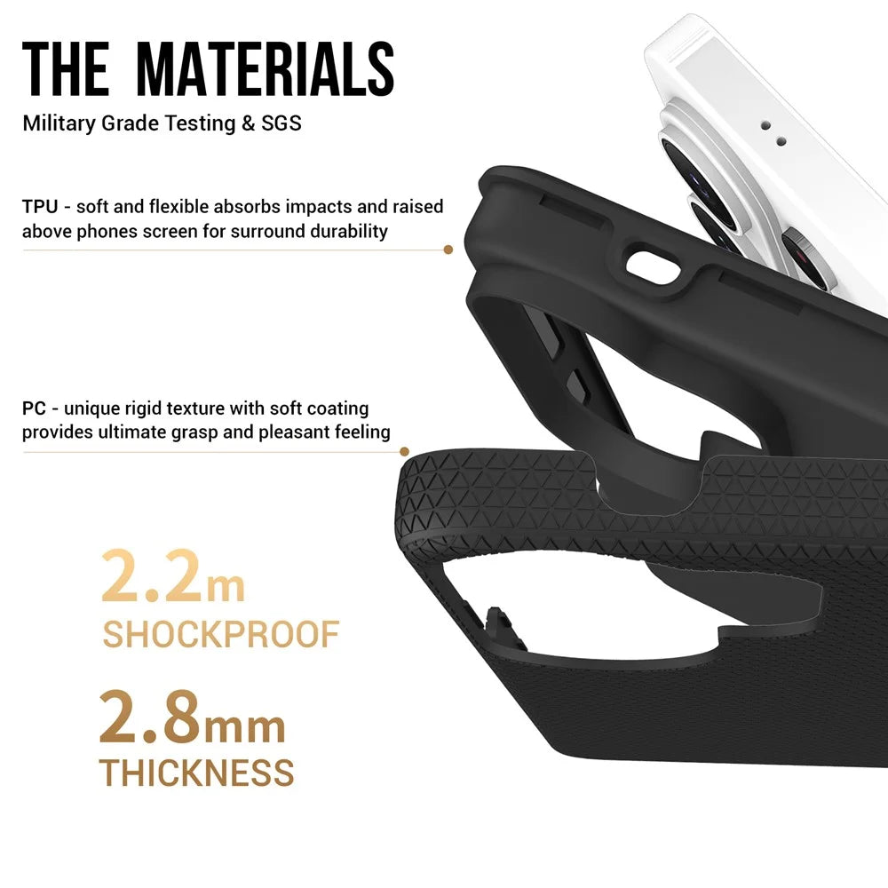 For Samsung Galaxy S26 Ultra Case TPU + PC Four Corner Anti-Drop Phone Cover - Black - 3