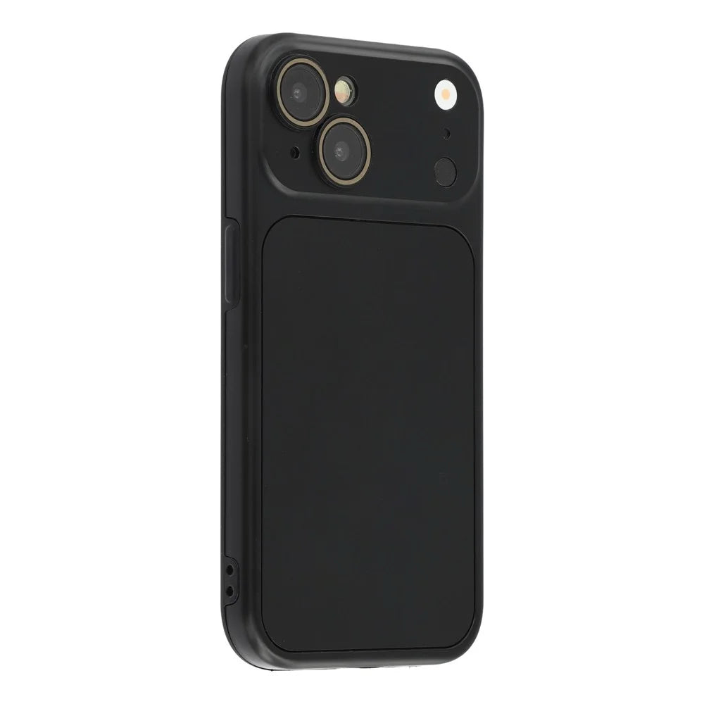 For iPhone 15 Case Transfer to 17 Series TPU Hard PC Phone Protective Back Cover - Black - 1