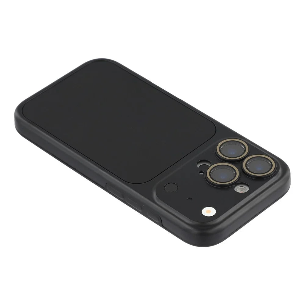 For iPhone 16 Pro Case Transfer to 17 Series TPU Hard PC Phone Protective Back Cover - Black - 6