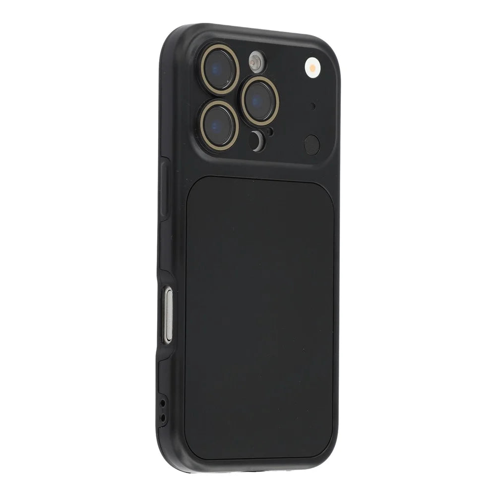 For iPhone 16 Pro Max Case Transfer to 17 Series TPU Hard PC Phone Protective Back Cover - Black - 1