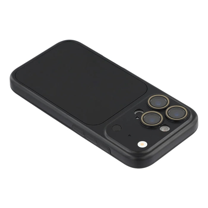 For iPhone 16 Pro Max Case Transfer to 17 Series TPU Hard PC Phone Protective Back Cover - Black - 6