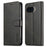 LC.IMEEKE For Google Pixel 10a Case Wallet Calf Texture Leather Phone Cover - Black - 1
