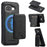 LC.IMEEKE L3 For Google Pixel 10a Magnetic Case Detachable Card Holder Leather TPU Mobile Cover - Black - 1