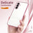 For Samsung Galaxy A37 5G Case Electroplating Frame Soft TPU Phone Cover - Pink - 6