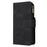 For Samsung Galaxy S23+ Multiple Card Slots Zipper Pocket PU Leather Case Shockproof Wallet Stand Cover - Black - 6