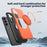 For Samsung Galaxy A14 5G / Galaxy A14 4G Magnetic Case Rotating Kickstand TPU + PC Phone Cover - Orange - 6