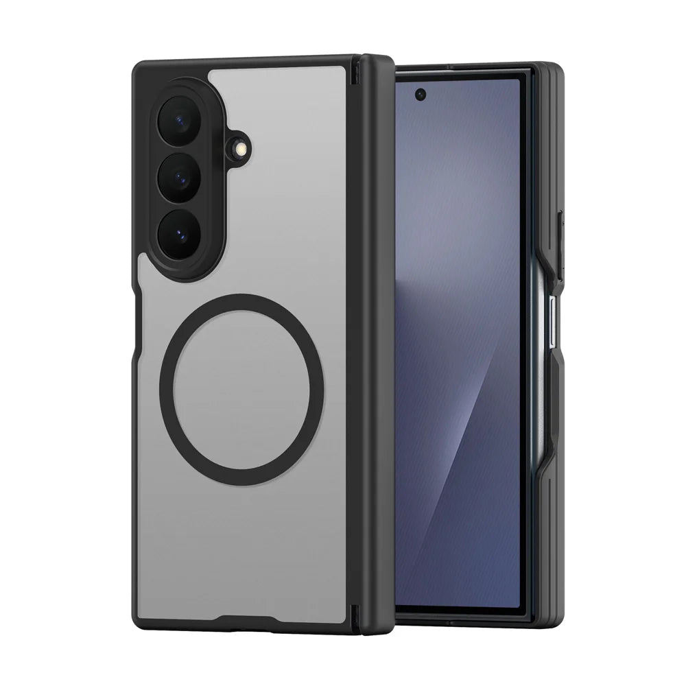 DUX DUCIS For Samsung Galaxy Z TriFold 5G Magnetic Case  Expn Series PC + TPU Phone Back Cover - Black - 1