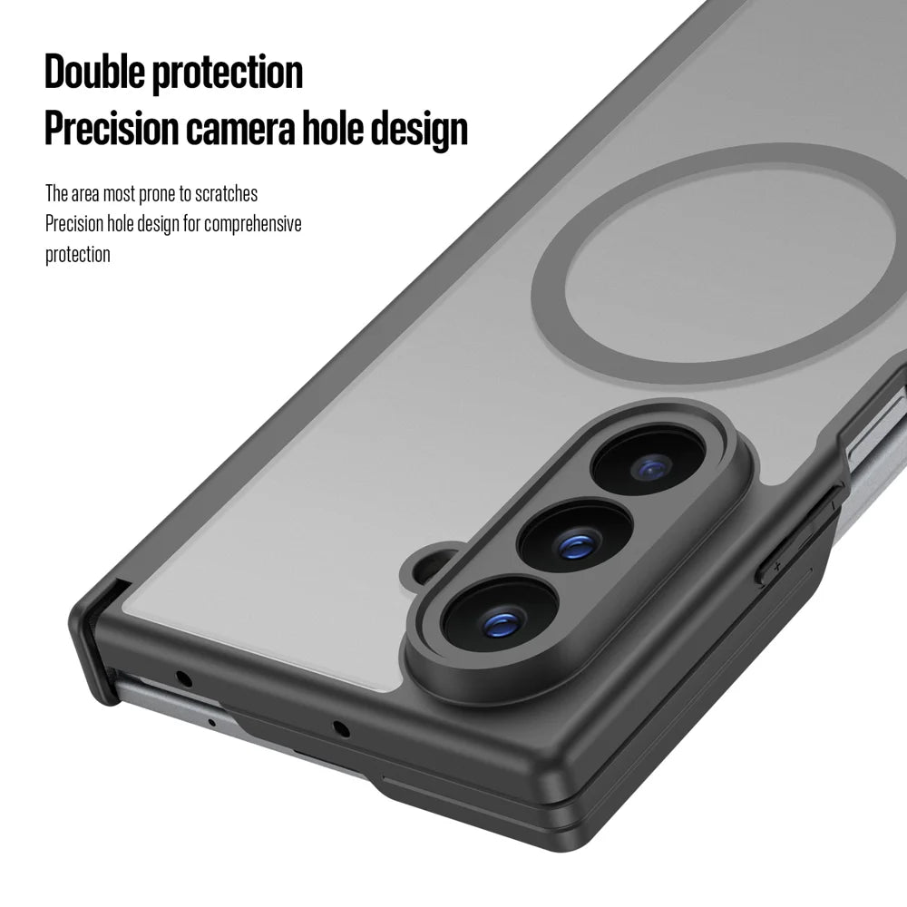 DUX DUCIS For Samsung Galaxy Z TriFold 5G Magnetic Case  Expn Series PC + TPU Phone Back Cover - Black - 5