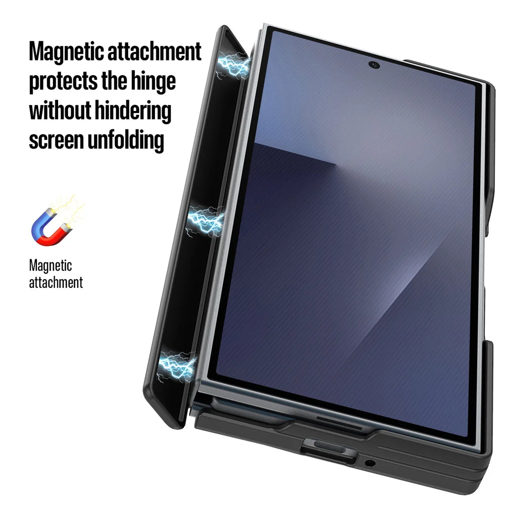 DUX DUCIS For Samsung Galaxy Z TriFold 5G Magnetic Case  Expn Series PC + TPU Phone Back Cover - Black - 7