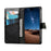 For iPhone 18 Pro Max / 17 Pro Max Case Color Splicing TPU PU Leather Flip Shockproof Phone Cover with Wrist Strap - Black - 2