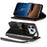 For iPhone 18 Pro Max / 17 Pro Max Case Color Splicing TPU PU Leather Flip Shockproof Phone Cover with Wrist Strap - Black - 3