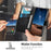 For iPhone 18 Pro Max / 17 Pro Max Case Color Splicing TPU PU Leather Flip Shockproof Phone Cover with Wrist Strap - Black - 7