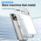 For iPhone 13 Pro Max Case Transform to 17 Pro Max Locking Buckle Metal Frame Alloy Back Phone Cover - Orange - 3