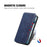For Realme GT 8 5G Case Rhombus Imprint PU Leather Wallet Phone Cover - Blue - 4