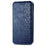 For Realme GT 8 5G Case Rhombus Imprint PU Leather Wallet Phone Cover - Blue - 6