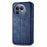 For Realme GT 8 5G Case Rhombus Imprint PU Leather Wallet Phone Cover - Blue - 7