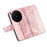 For vivo X300 Pro 5G Case with Strap Butterfly Pattern PU Leather Wallet Phone Cover - Rose Gold - 4