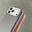 For iPhone 17 Pro Max Magnetic Case Ripple Texture TPU Phone Cover with Tempered Glass Compatible with MagSafe - Orange - 2