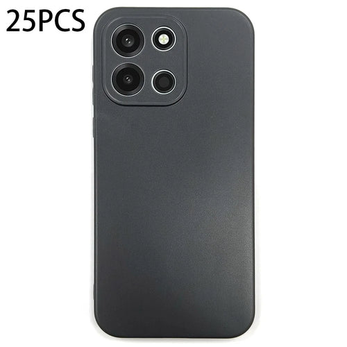 25Pcs For OnePlus Turbo 6V 5G / Turbo 6 5G Case 1.2mm TPU Matte Phone Cover - Black - 1