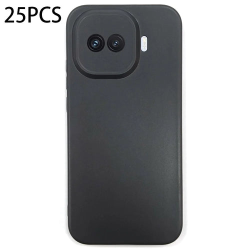 25Pcs For vivo iQOO Z11 Turbo 5G Case 1.2mm TPU Matte Phone Cover - Black - 1