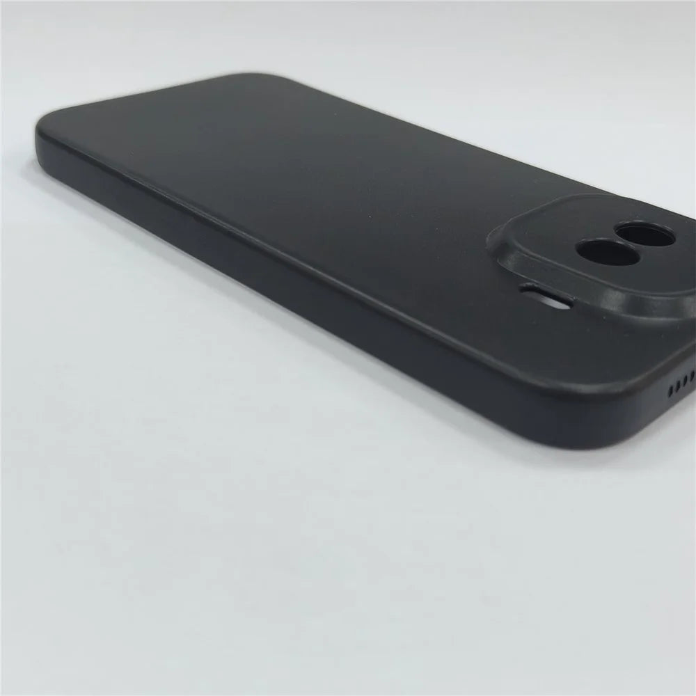 25Pcs For vivo iQOO Z11 Turbo 5G Case 1.2mm TPU Matte Phone Cover - Black - 4