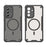 For Samsung Galaxy A37 5G Magnetic Case TPU + PC Phone Back Cover - Black - 2