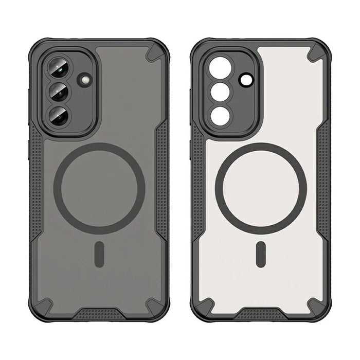 For Samsung Galaxy A37 5G Magnetic Case TPU + PC Phone Back Cover - Black - 2