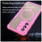 For Samsung Galaxy A57 5G Magnetic Case TPU + PC Phone Back Cover - Pink - 3