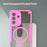 For Samsung Galaxy A57 5G Magnetic Case TPU + PC Phone Back Cover - Pink - 4