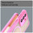 For Samsung Galaxy A57 5G Magnetic Case TPU + PC Phone Back Cover - Pink - 5