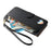 For iPhone 18 Pro / 17 Pro Case Zipper Pocket TPU PU Leather Wallet Phone Cover with Strap - Black - 3