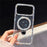 For iPhone 18 Pro / 17 Pro Case Kickstand Rhinestone Edge Glitter Back TPU + PC IMD Phone Cover - Glitter Transparent - 1