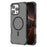 For iPhone 16 Pro Magnetic Case Matte Skin Touch TPU PC Anti Drop Phone Cover Compatible with MagSafe - Black - 1