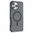 For iPhone 16 Pro Magnetic Case Matte Skin Touch TPU PC Anti Drop Phone Cover Compatible with MagSafe - Black - 2