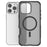 For iPhone 16 Pro Magnetic Case Matte Skin Touch TPU PC Anti Drop Phone Cover Compatible with MagSafe - Black - 3