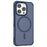 For iPhone 15 Pro Max Magnetic Case Matte Skin Touch TPU PC Anti Drop Phone Cover Compatible with MagSafe - Blue - 2