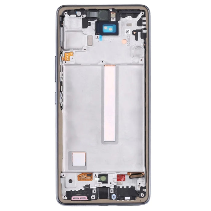 For Samsung Galaxy A53 5G A536 OEM Grade S AMOLED Screen and Digitizer Assembly + Frame Part (without Logo) - Black - 3