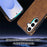 For Samsung Galaxy S26 Case Logo View Litchi Texture PU Leather Coated PC + TPU Phone Cover - Brown - 6