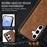 For Samsung Galaxy S26 Case Logo View Litchi Texture PU Leather Coated PC + TPU Phone Cover - Brown - 7
