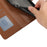 For Samsung Galaxy S26 Ultra Case Splicing Imprinted Rhombus Leather Phone Cover with Wrist Strap - Brown - 5