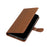For Samsung Galaxy S26 Ultra Case Splicing Imprinted Rhombus Leather Phone Cover with Wrist Strap - Brown - 6