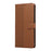 For Samsung Galaxy S26 Ultra Case Splicing Imprinted Rhombus Leather Phone Cover with Wrist Strap - Brown - 7